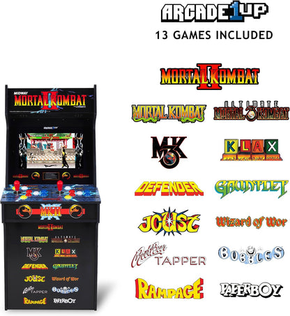 Arcade1Up Mortal Kombat Classic SE Arcade Machine, 15.6-Inch Screen