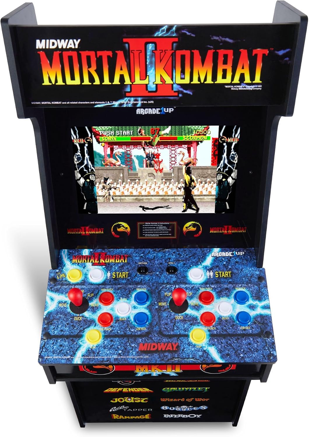 Arcade1Up Mortal Kombat Classic SE Arcade Machine, 15.6-Inch Screen